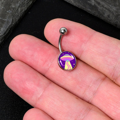 Style Space Invasion UFO Belly Ring by Onyx O