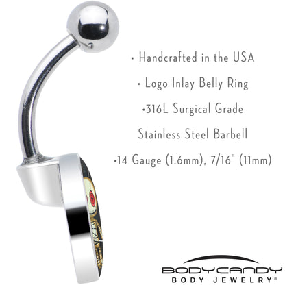 Voodoo Doll Belly Ring by Onyx O