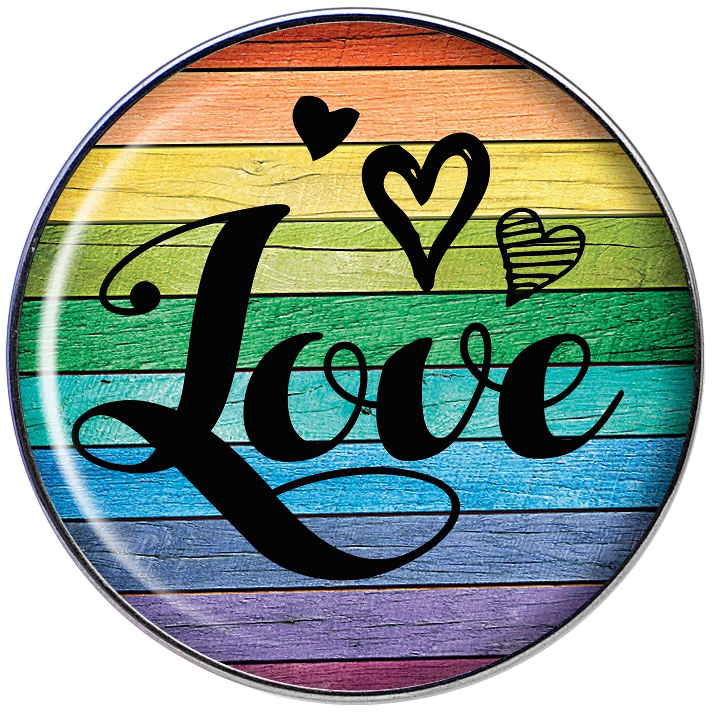 Rainbow Wooden Love Pride Flag Tragus Cartilage Earring