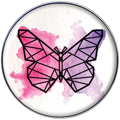 16G 1/4 Watercolor Geometric Butterfly Tragus Cartilage Earring
