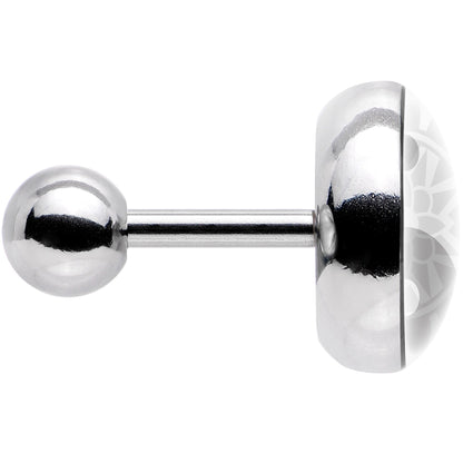 16G 1/4 Mandala Yin Yang Tragus Cartilage Earring
