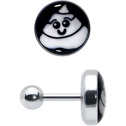 16G Glow in the Dark Poop Tragus Cartilage Earring by Onyx O