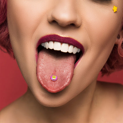 Daffodil Duck Barbell Tongue Ring by Onyx O
