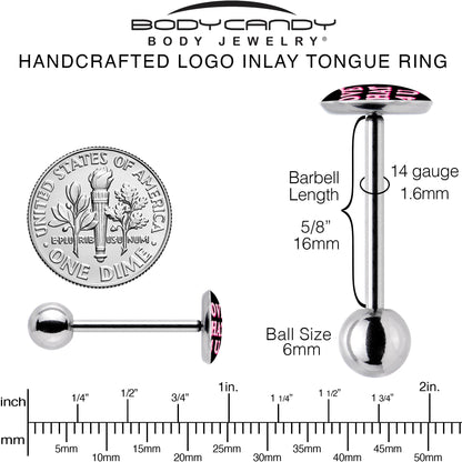 Love That 4 You Barbell Tongue Ring by Onyx O