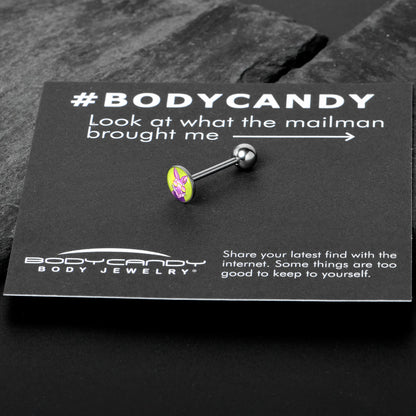 Cool Shades Bunny Barbell Tongue Ring by Onyx O