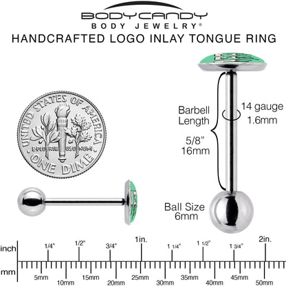 RIZZ Barbell Tongue Ring by Onyx O