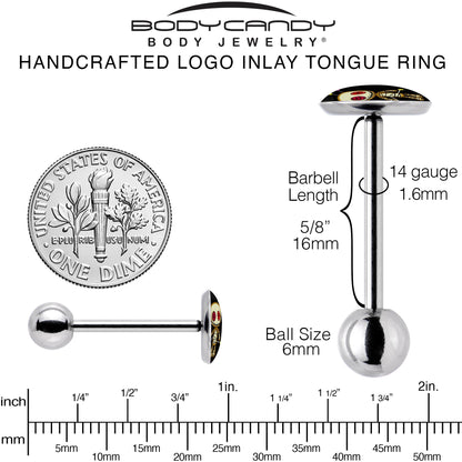 Voodoo Doll Barbell Tongue Ring by Onyx O