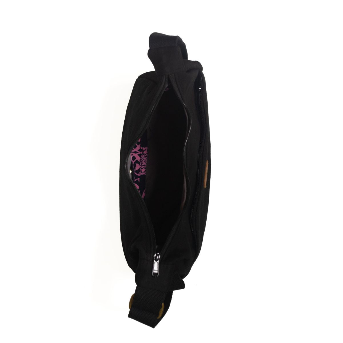 Crossbody Crescent Bag - Canvas Shoulder Bag for Women