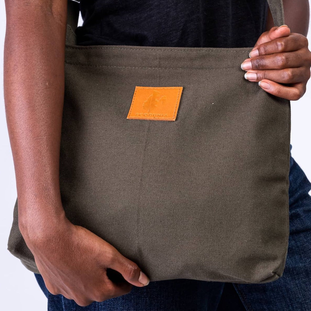 The Mini Amani Canvas Crossbody Bag Unisex