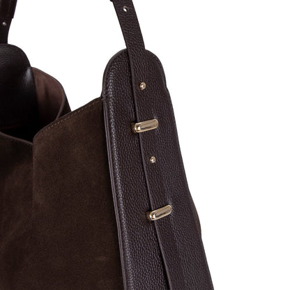 Carina Suede Leather Women’s Tote Bag – Suede Leather Shoulder Bag for Everyday Elegance | Minimal & Handcrafted