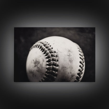 Framed Baseball Print, Black and White Baseball Picture, Sports Wall Decor, Boys Room Wall Decor, Baseball Player Gift, Baseball Nursery Art