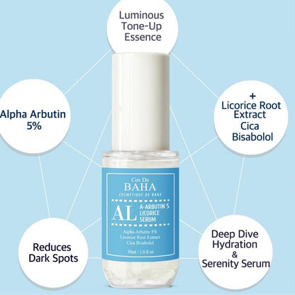 Cos De BAHA A‑Arbutin 5% + Licorice Serum