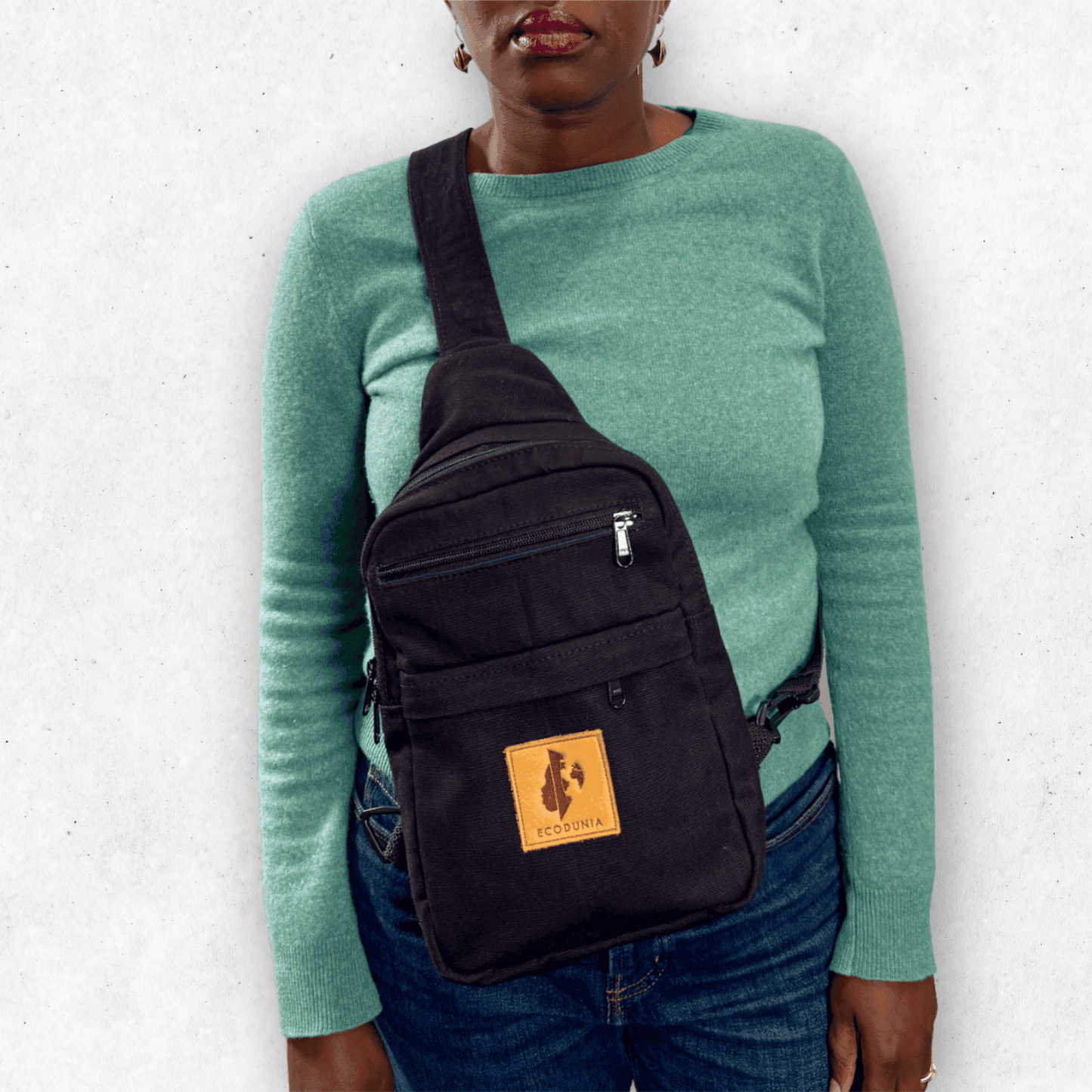 Large Canvas Crossbody Sling Bags |  Umoja