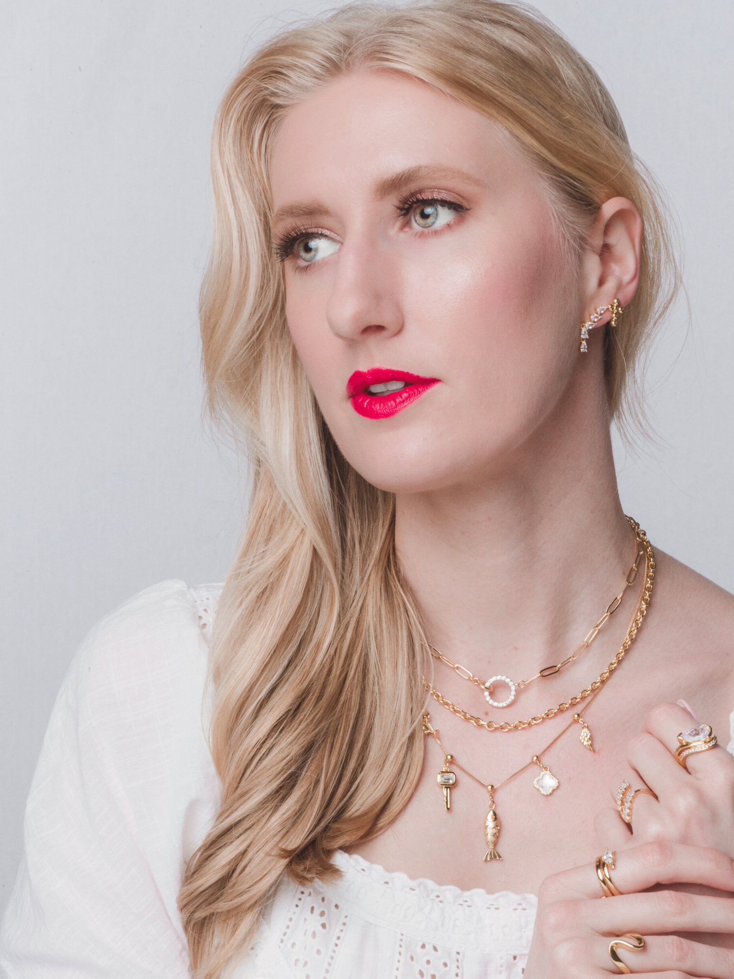 Cyrus Interlocking Circle Necklace