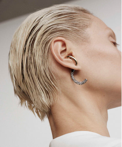 Luna Pave Earrings Gold