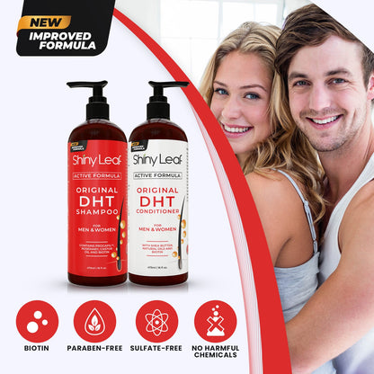 DHT Blocker Hair Loss Shampoo 16 oz, Active Formula For Hair Growth With Biotin