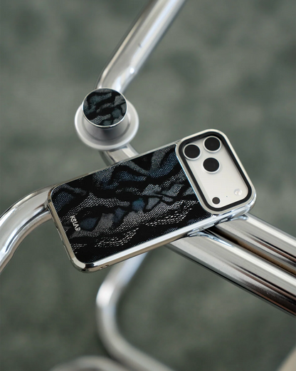 Viper Mesh | Teal Snakeskin Python Print iPhone Case