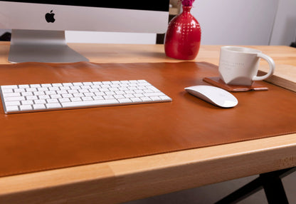 Natural Leather Desk Mat (91 cm x 48 cm)