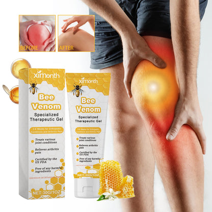 Ximonth Bee Venom Specialized Therapeutic Gel, Relieve Cervical Shoulder Neck Wrist Pain Discomfort Joint Care Gel