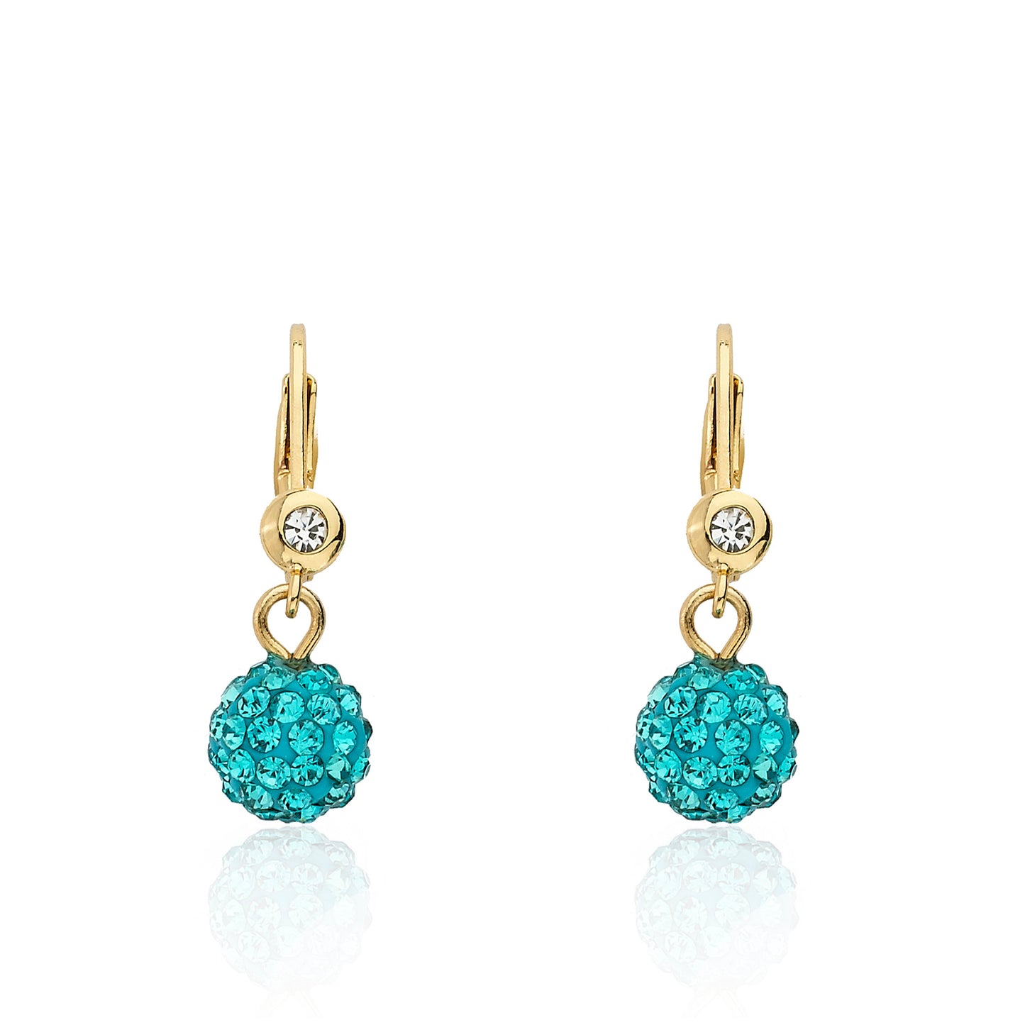 Crystal Ball Dangle Earring