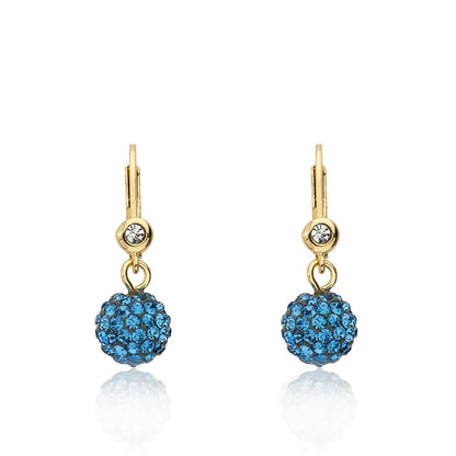 Crystal Ball Dangle Earring