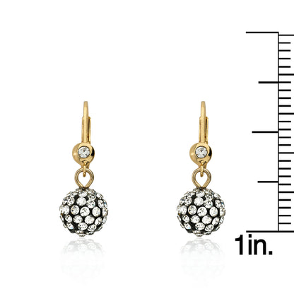 Crystal Ball Dangle Earring