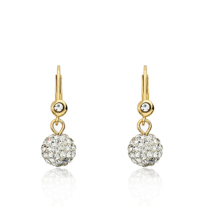 Crystal Ball Dangle Earring