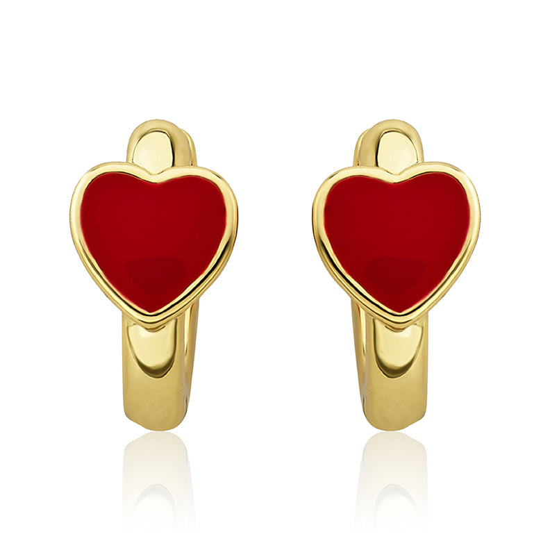Heart Huggy Earring