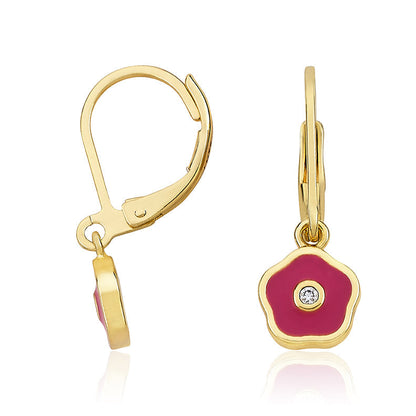 Flower Crystal Speck Earring