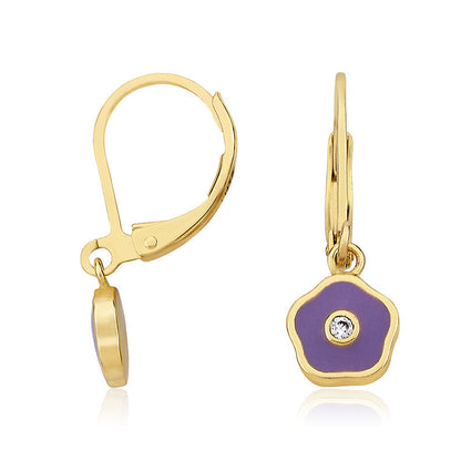 Flower Crystal Speck Earring