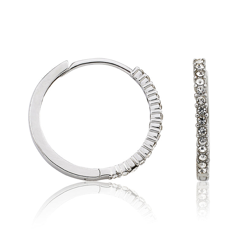 Quarter Size Hoop Earring