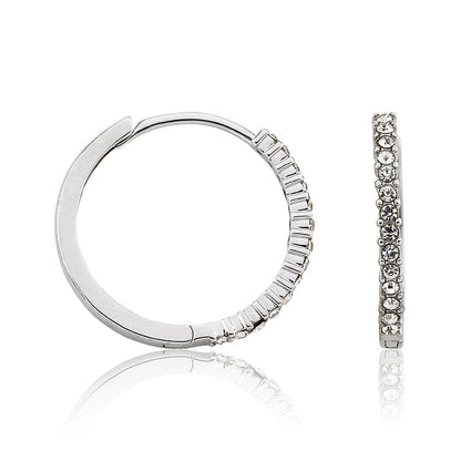 Quarter Size Hoop Earring