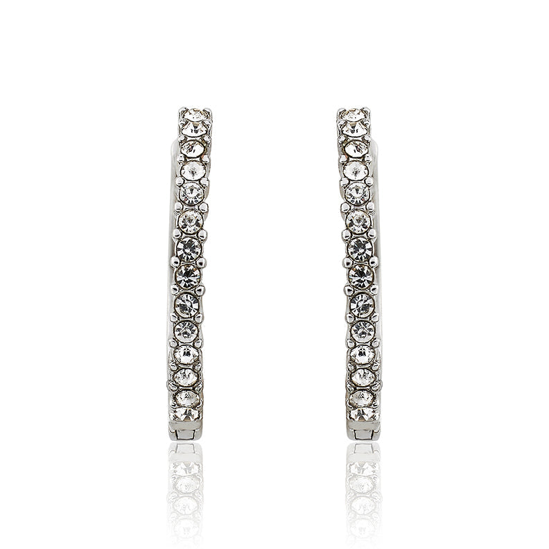 Quarter Size Hoop Earring