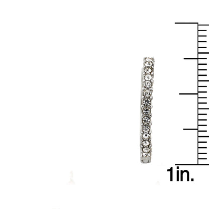 Quarter Size Hoop Earring