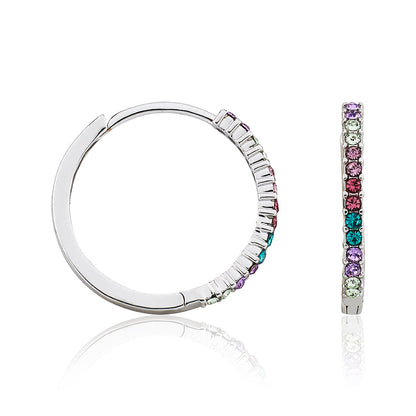 Quarter Size Hoop Earring