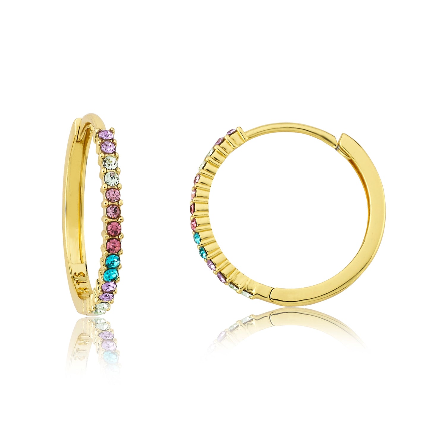 Quarter Size Hoop Earring