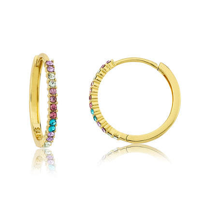 Quarter Size Hoop Earring
