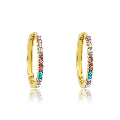 Quarter Size Hoop Earring