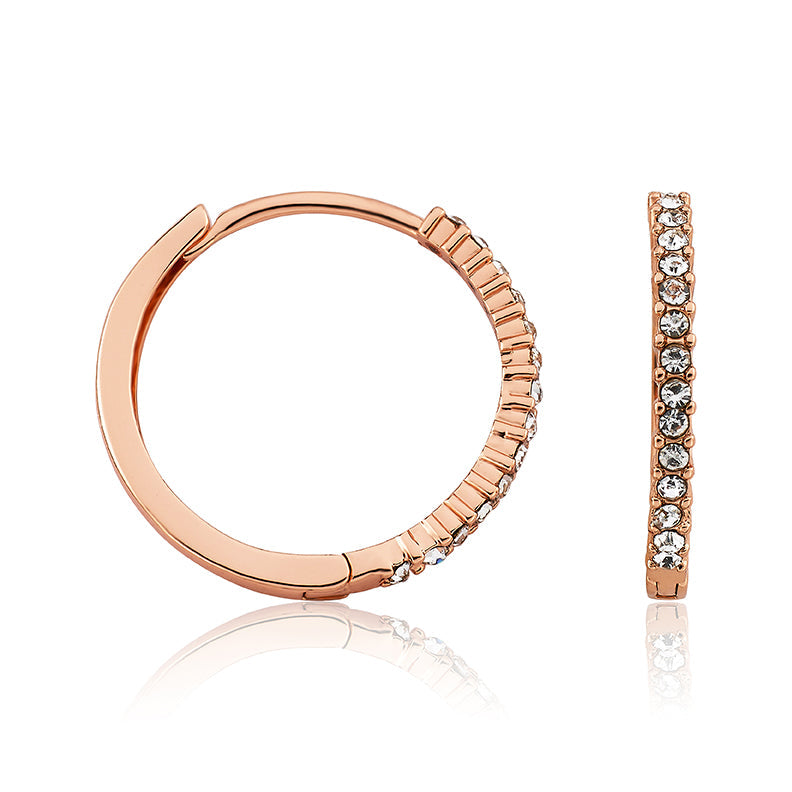 Quarter Size Hoop Earring