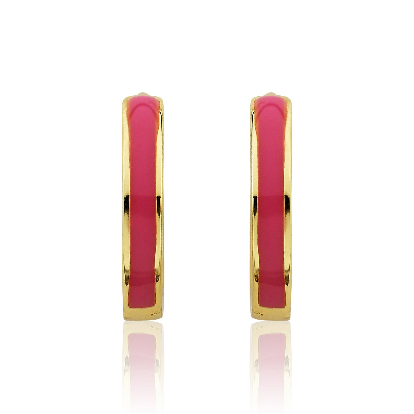 Enamel Huggy Earring