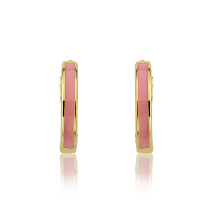 Enamel Huggy Earring