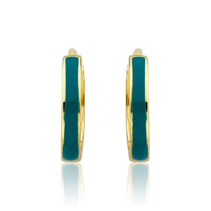 Enamel Huggy Earring