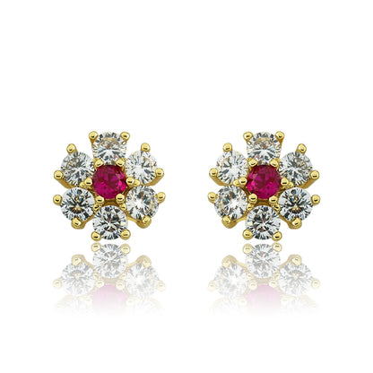 Flower Stud Earring
