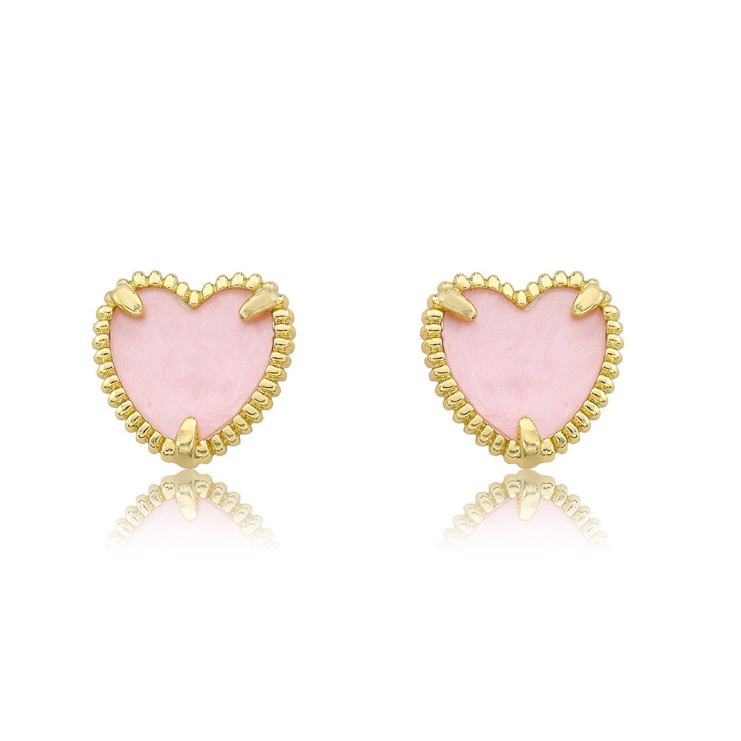 Mother of Pearl Heart Earring