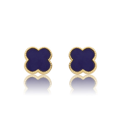 LMTS Classic! Mother Of Pearl Clover Stud Earring