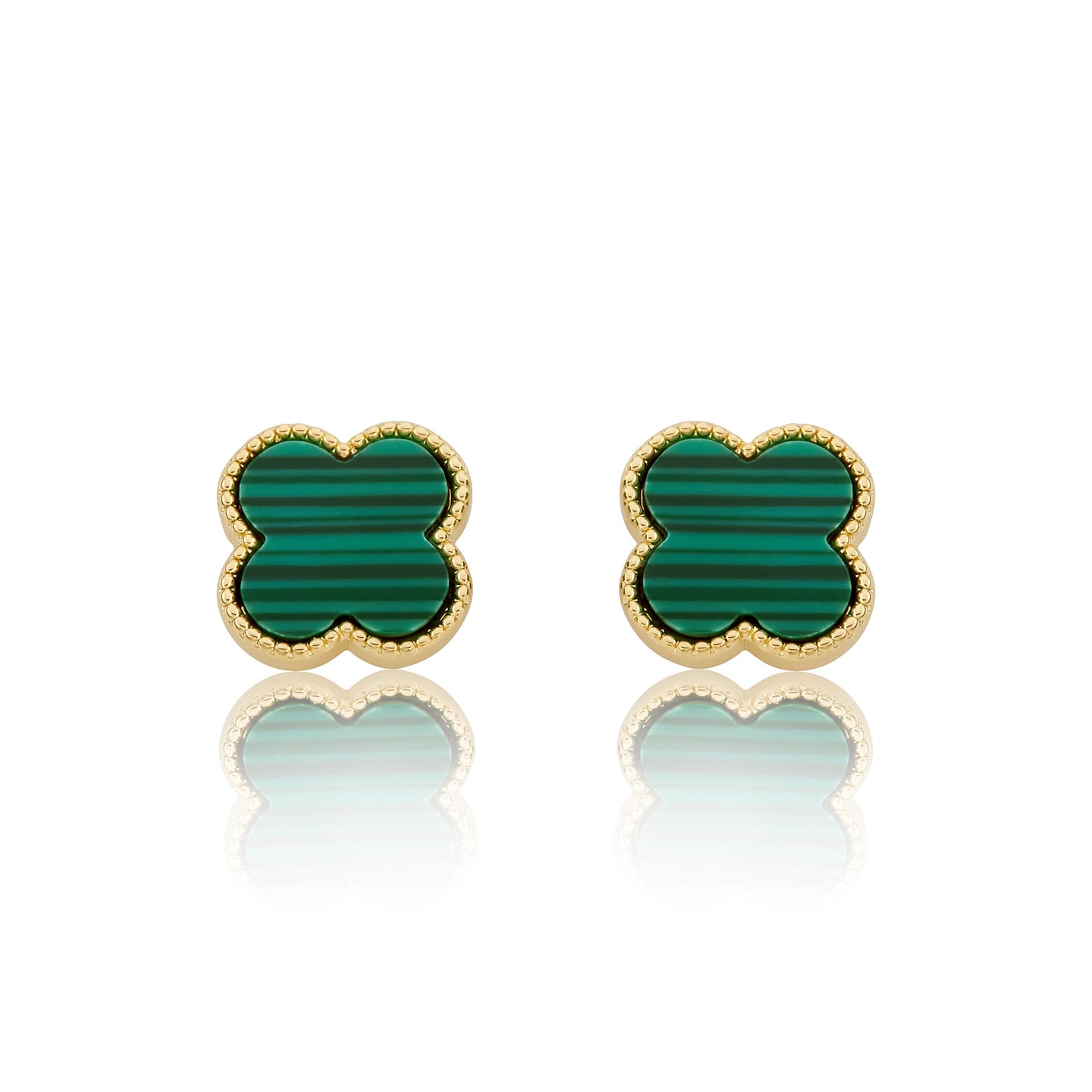 LMTS Classic! Mother Of Pearl Clover Stud Earring