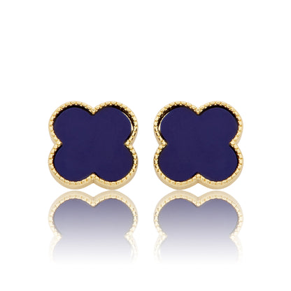LMTS Classic! Mother Of Pearl Large Clover Stud Earring