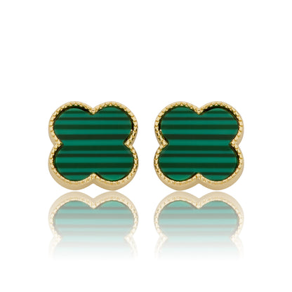 LMTS Classic! Mother Of Pearl Large Clover Stud Earring