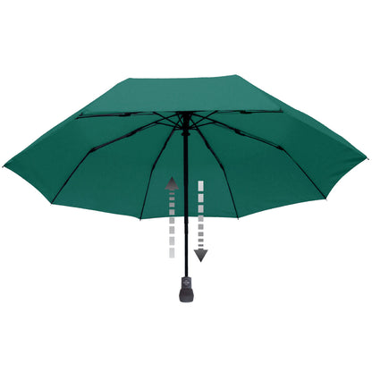 Light Trek Automatic Hiking Umbrella – Lightweight, Durable, Automatic Open/Close, Windproof Frame with Floating Compass & Backpack Carry Case