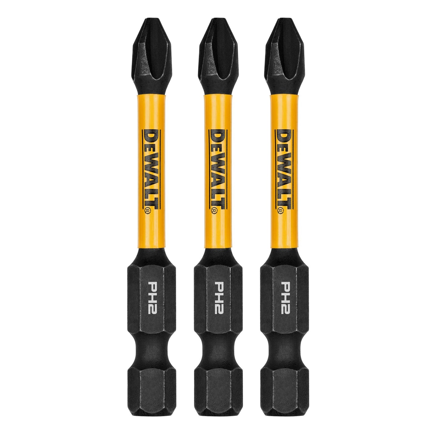 DeWalt DWAF2PH2IR3 2.25In Phillips #2 Flextorq 3 Pack
